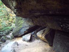 Blick in die Grotte