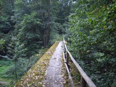 Der Viadukt ist ganz schön schmal!