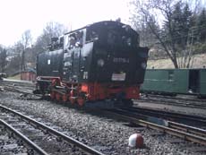 Die IVK im Bahnhof Jöhstadt