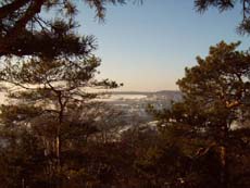 Blick nach Elbersdorf und zur Schönen Höhe