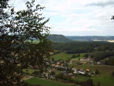 Blick zum Lilienstein