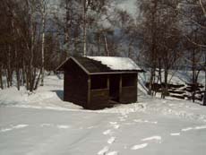 Die Schutzhütte auf dem AP