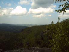 Blick zu den Steinen