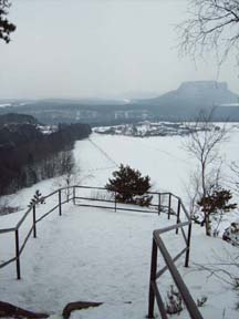 Blick zum Lilienstein