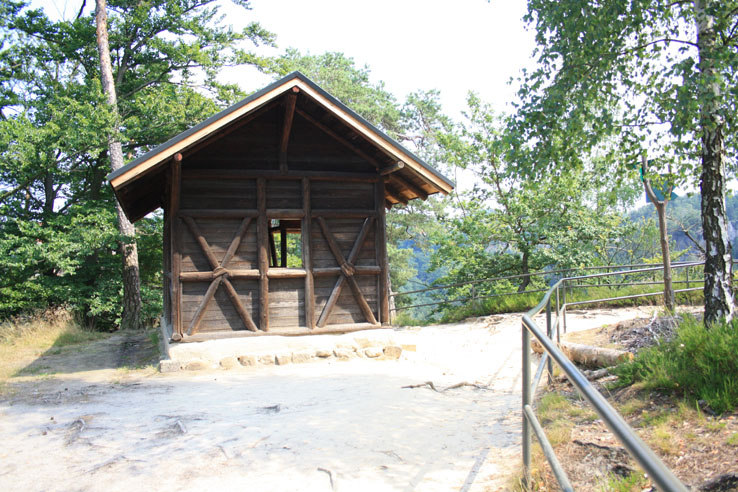 Hütte auf dem AP