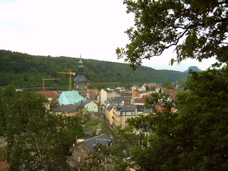 Blick über Bad Schandau