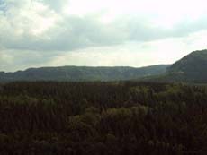 Blick Richtung Kleiner Winterberg und Bärenfangwände