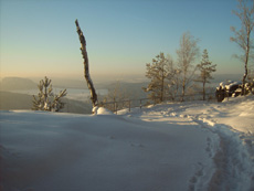 Weg zur Aussicht