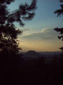 Abendstimmung über den Königstein