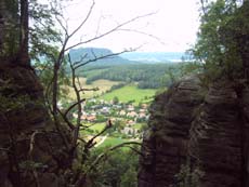 Blick zum Lilienstein