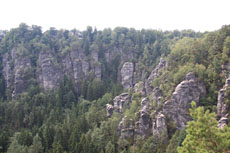 Blick zur Bastei