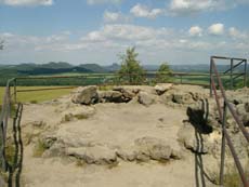 Der Aussichtpunkt auf dem Zirkelstein