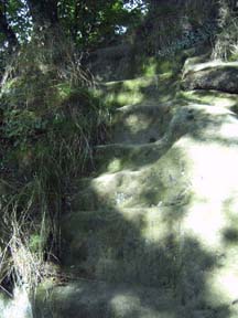 Geheimnissvolle Treppen zur Burg(2)