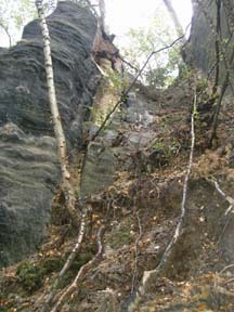 Felssturz am Zurückesteig