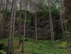 Brauneisenstein in der Richterschlucht