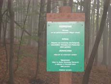 'Offizielle Wegemarkierung' f&uuml;r den Grenzweg