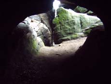 Blick aus der Höhle