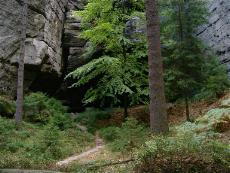 Grotte am Goldsteig