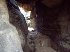 Die Höhle gehört zu den bequemen.