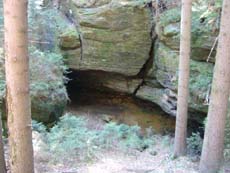 Blick in die Höhle