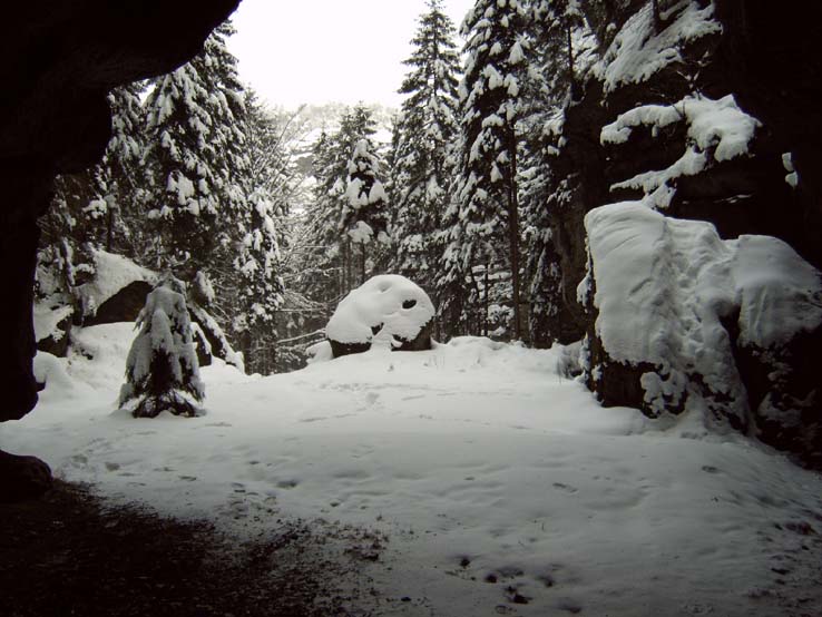 Blick aus der Webergrotte