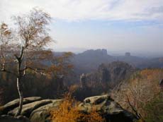 Blick in Richtung Schrammsteine