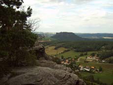 Blick zum Lilienstein