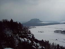 Blick zum Lilienstein