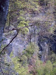 Ganz schöner Betrieb an der Starken Stiege