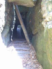 Mit diesem Tunnel fängt die Stiege an!