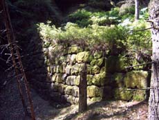 Trockenmauer - vor über 150 Jahren gebaut und immer noch intakt.