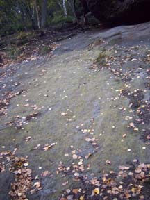 ...und hier ist f&uuml;r die Meisten Schluss. Die Felsplatte ist schwer zu &uuml;berwinden.