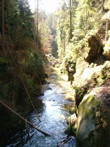 Klamm nach der Oberen Schleuse