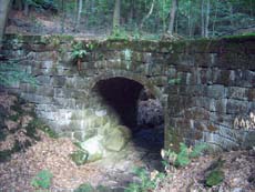 Trockental im Lohmener Klamm